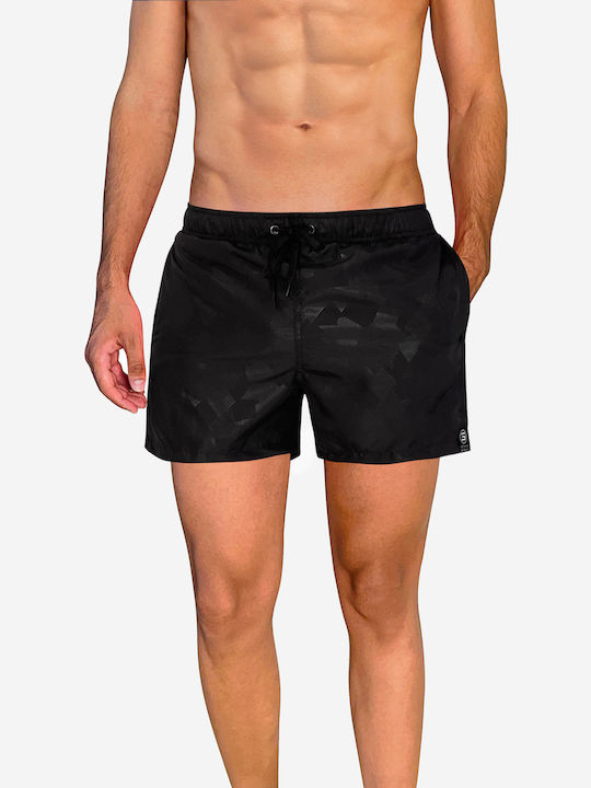 Ανδρικό Μαγιό Σορτς Μαύρο Camo