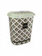 Viosarp No260 Laundry Basket Plastic with Cap Brown