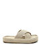 Flache Sandalen für Damen in Beige Farbe