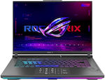 Asus ROG Strix G16 G614JI-N3127W 16" IPS FHD 165Hz (i7-13650HX/16GB/1TB SSD/GeForce RTX 4070/W11 Acasă) Gri eclipsă