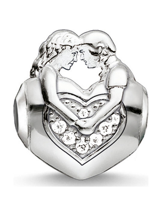 Thomas Sabo Charm Cu Pietre Din Argint Cu Zircon
