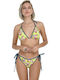 Set Bikini Floral Κίτρινο