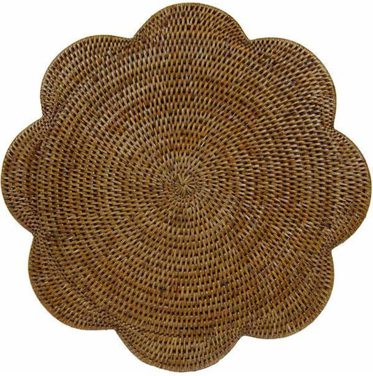 Caspari Σουπλά Rattan Καφέ