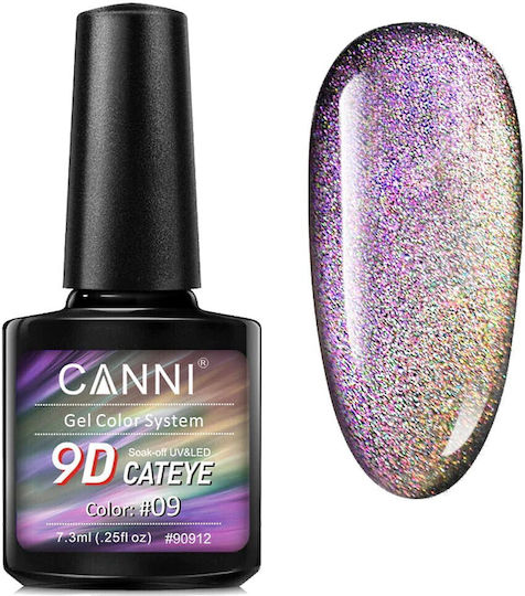 Canni Ημιμόνιμο Βερνίκι Νυχιών #09 Cat Eye 7.3ml