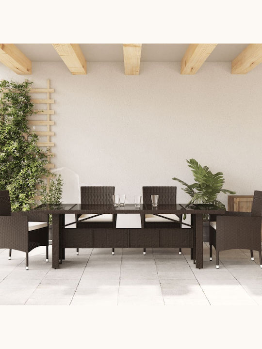 Tisch Stabil Brown 240x90x75cm