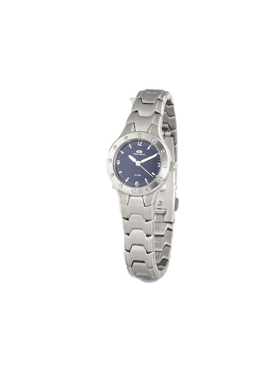 Time Force Watch with Silver Metal Bracelet