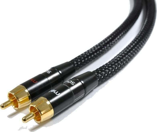 Melodika Kabel 2x RCA-Stecker - 2x RCA-Stecker 0.75m