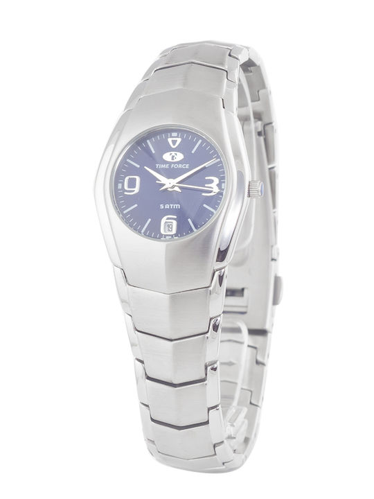 Time Force Women's Watch with Silver Metal Brac...