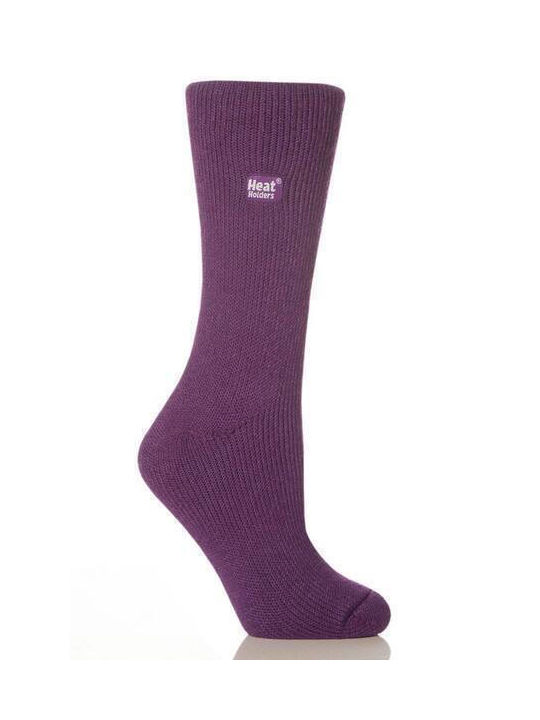 Heat Holders Women's Socks Purple