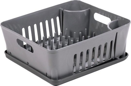 Homeplast Στραγγιστήρι Νεροχύτη Πλαστικό Γκρι 38x33x13cm Homeplast Στραγγιστήρι Νεροχύτη Πλαστικό Γκρι 38x33x13cm