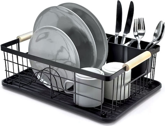 Chios Hellas Metallic Black Sink Strainer 43x32x14cm Chios Hellas Metallic Black Sink Strainer 43x32x14cm