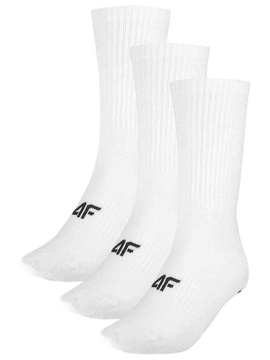 4F Спортни Чорапи Бял 3 чифта