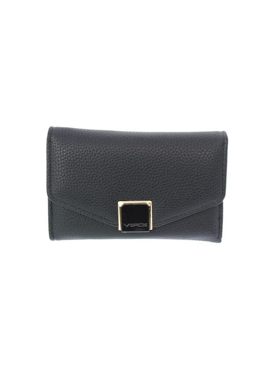 Verde Large Women's Wallet Black