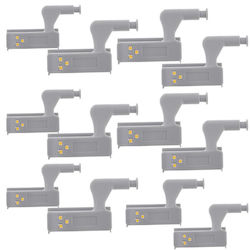 Set 30 Pieces Furniture Handles Led Lighting Gray 7.5 X 4 X 2 Cm