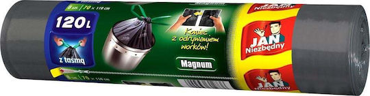 Jan Niezbędny Trash Bags for the Garden Capacity 120lt 70x110cm 8pcs Gray