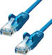 ProXtend U/UTP Cat.5e (Gigabit) Καλώδιο Δικτύου Ethernet 20m Μπλε