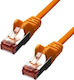 ProXtend F/UTP Cat.6 (Gigabit) Καλώδιο Δικτύου Ethernet 10m Πορτοκαλί