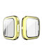 Fitbit Versa 2 Plating Pc Shell + Tempered Glass Film Gold