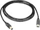 PremiumCord USB 2.0 Kabel USB-A-Stecker - USB-B-Stecker Schwarz 2m ku2ab2bk