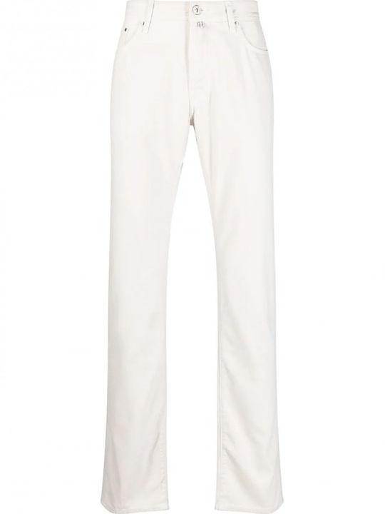 Jacob Cohen Men's Trousers Elastic White