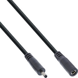 Inline Inline Dc Extension Cable Dc Male Female Plug 3.5x1.35 Mm Awg 18 Black 3 M Inline Inline Dc Extension Cable Dc Male Female Plug 3.5x1.35 Mm Awg 18 Black 3 M