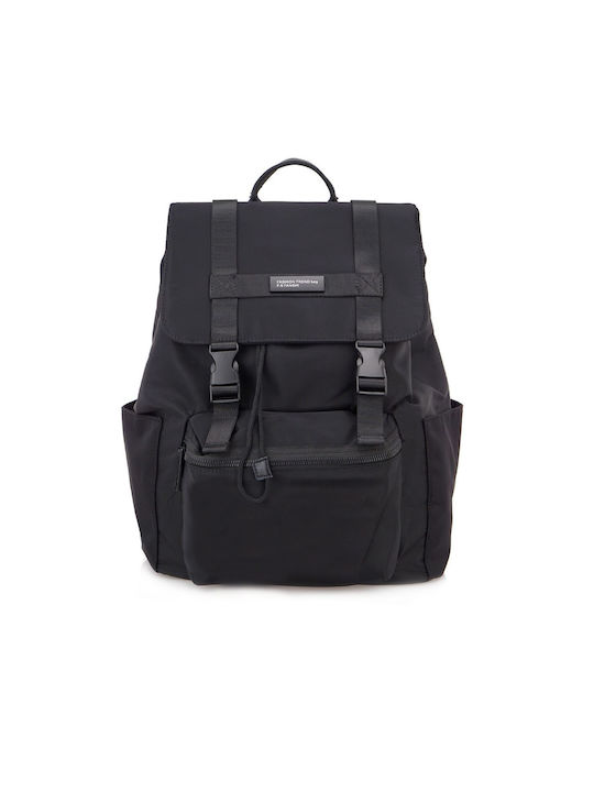 Renato Garini Men's Fabric Backpack Black