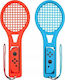 Tennis Rackets Set Joy-con Nintendo Switch Oled Mimd 2 Pcs Red Blue