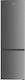 Omnys Combină frigorifică 326lt Total NoFrost Î201xL60.5xA60cm. Inox WNC-4323EIN