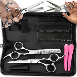 Retoo Set Hair Cutting Trimming Degloving Scissors 6" 2pcs