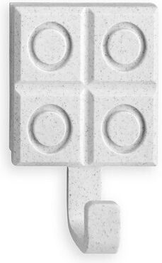 Inofix Wall Hanger Metal White 4.6x2x3.2cm 2 Pieces