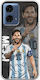 Football Stars Lionel Messi Argentina Motorola Moto G24 Flexible Tpu Διάφανη Σιλικόνη