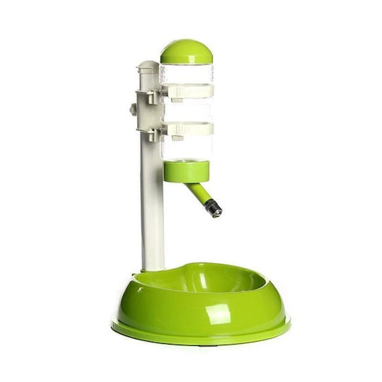 Dozator de apă automat anti-alunecare și anti-scăpare pentru animale de companie, verde