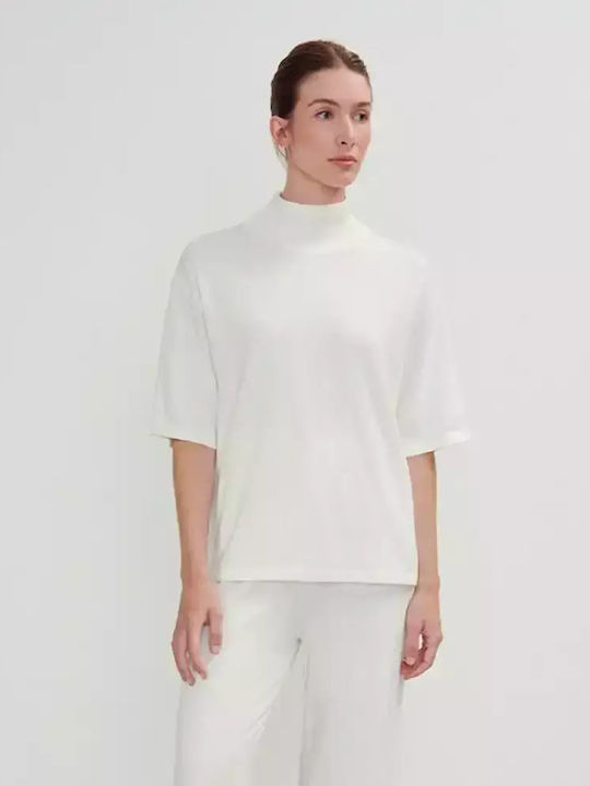 Damen T-Shirt Blanc