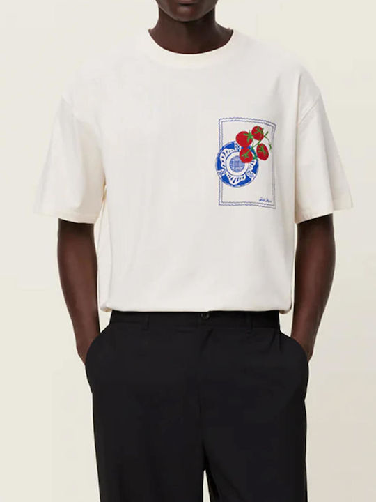 Les Deux Men's Short Sleeve T-shirt Ivory