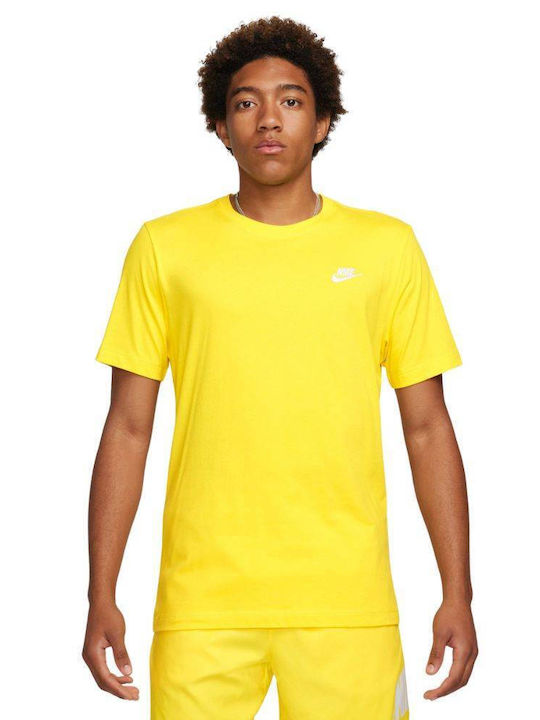 Nike Club Ανδρικό Αθλητικό T-shirt Κοντομάνικο ...