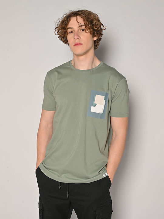 Brokers Jeans Men's Short Sleeve T-shirt Green