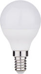 Eurolamp Λάμπα LED για Ντουί E14 και Σχήμα G45 Ψυχρό Λευκό 806lm