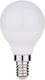 Eurolamp Λάμπα LED 4.9W 80mm για Ντουί E14 και Σχήμα G45 Φυσικό Λευκό 806lm
