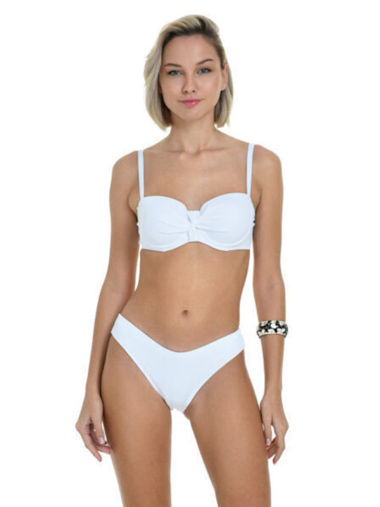MiandMi Set Bikini Λευκό