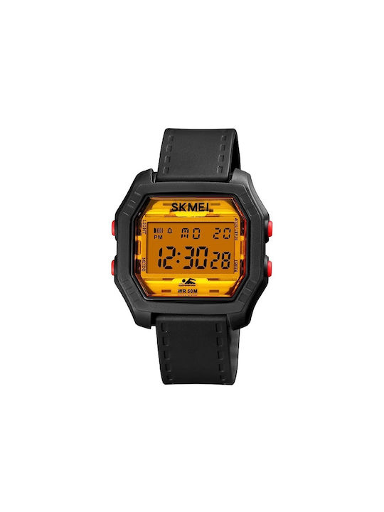 Skmei Digital Watch Battery with Rubber Strap B...