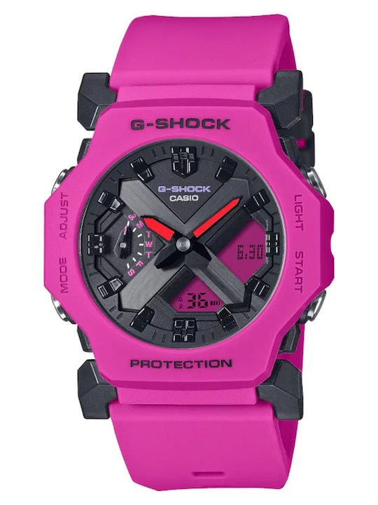Casio G-shock Ρολόι Μπαταρίας με Καουτσούκ Λουράκι