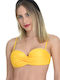 Strapless Bikini Top Κίτρινο