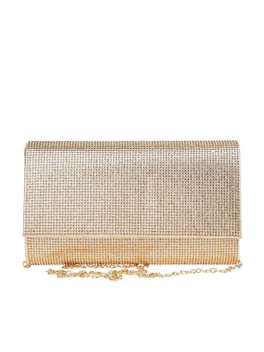 Damentasche Schultertasche Gold