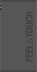 Guy Laroche Beach Towel Cotton Gray