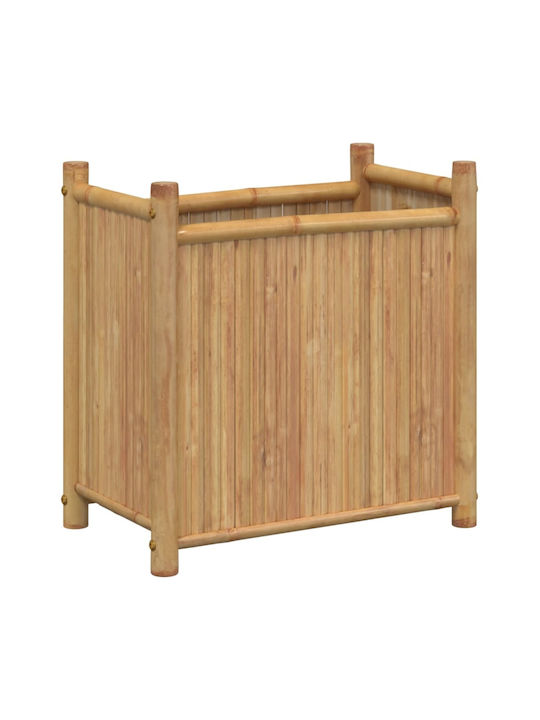 vidaXL Planter Box Bamboo Brown 50x30x50cm.