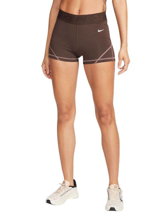 Nike Mid-rise Women's Training Legging Dri-Fit Baroque Brown