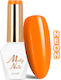 Molly Lac Ημιμόνιμο Βερνίκι Νυχιών Jucy Orange 8gr