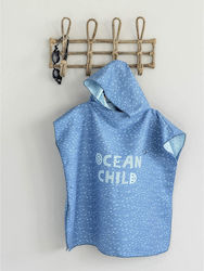 Kid's Beach Poncho Ocean Child Nima Home Microfiber 03-05