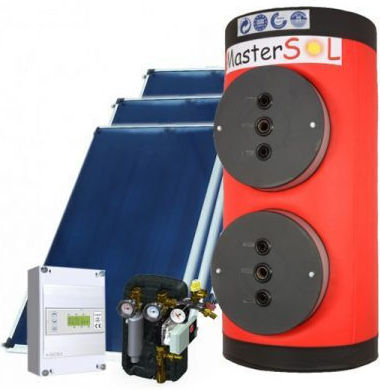 MasterSOL Boiler Λεβητοστασίου Glass 4000lt χωρίς Εναλλάκτη