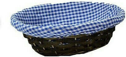Sidirela Bread Basket made of Bamboo Blue 28x20x7cm